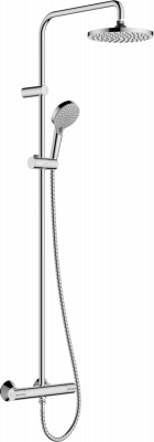 Душевая система с термостатом для душа, хром Hansgrohe Vernis Blend Showerpipe 26318000