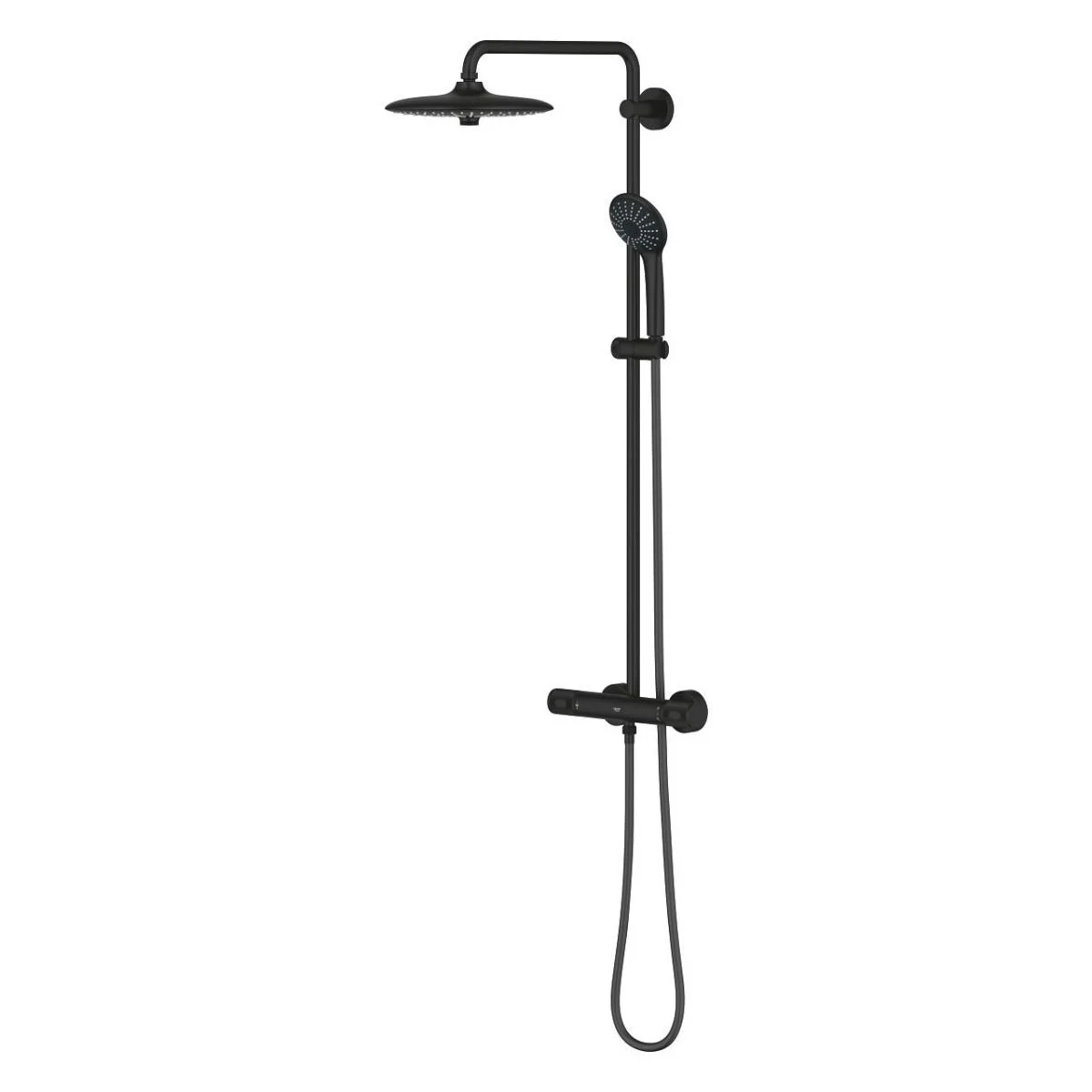 Душевая система с термостатом для душа, черный Grohe Euphoria 260 27615KF2
