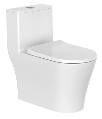 Унитаз напольный моноблок, смыв двойной торнадо JOMOO 11359-2-2/31K-1