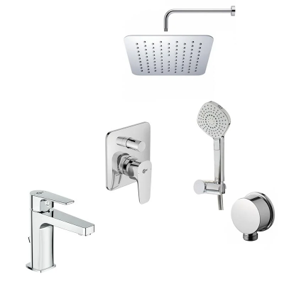 Душевая система, встраиваемая, хром Ideal Standard Esla BD002XC Душевая система, встраиваемая, хром Ideal Standard Esla BD002XC