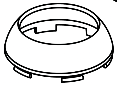 Крышка-заглушка к смесителю Aleo Jacob Delafon E8B001-CP