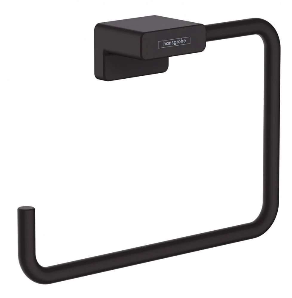 Держатель для полотенца, кольцевой, черный Hansgrohe AddStoris 41754670