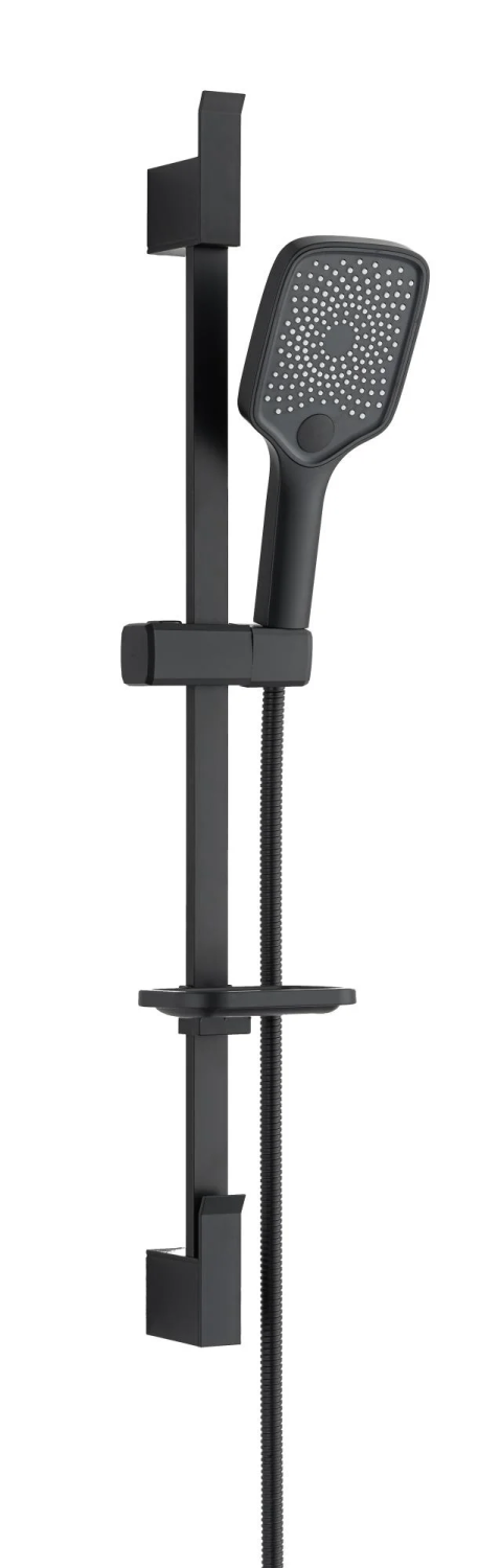 Душевой гарнитур, черный ESKO SSS1303SQBlack