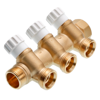 8730007 Коллектор универсальный 3/4*3/4 евроконус, 3 вывода