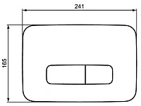 Панель смыва, хром Ideal Standard Oleas M3 R0123AA