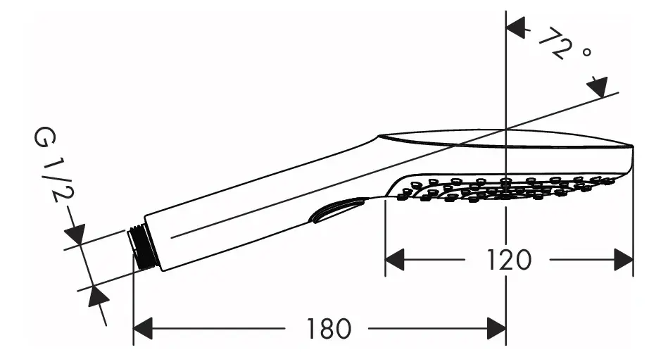 Ручной душ 120, бронза Hansgrohe Raindance Select E 3jet 26520140