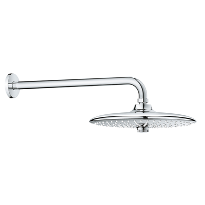 Верхний душ с кронштейном 380, 3 режима струи, хром Grohe Euphoria 260 26458000 Верхний душ с кронштейном 380, 3 режима струи, хром Grohe Euphoria 260 26458000