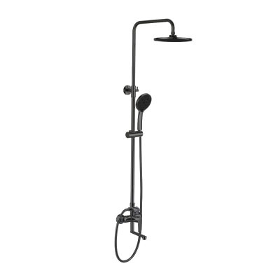Душевая система со смесителем для ванны, черный ESKO Lagos Black ST205LGBL Душевая система со смесителем для ванны, черный ESKO Lagos Black ST205LGBL