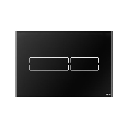 Электронная панель смыва,стекло черная TECElux mini. 9240961