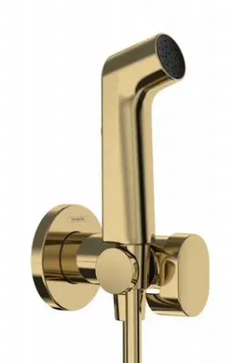 Гигиенический душ с держателем и шлангом 1250, золото Hansgrohe 29230990