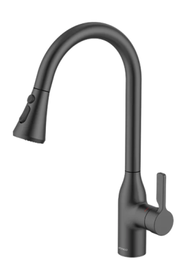 Смеситель для кухни, выдвижной излив, черный JOMOO 33138-123/DBC-Z