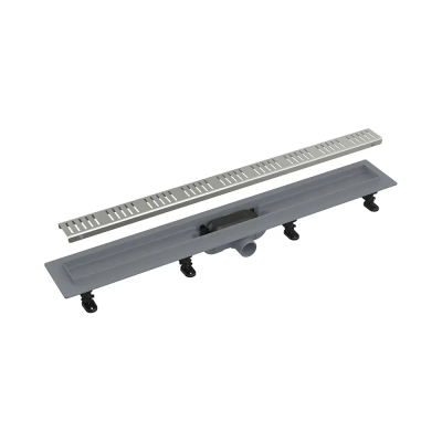 Трап линейный для душа, с порогами для перфорированной решетки Alcaplast Simple APZ10-950M Трап линейный для душа, с порогами для перфорированной решетки Alcaplast Simple APZ10-950M