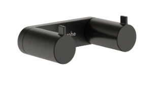 Крючок двойной, шлиф. черный хром Hansgrohe AddStoris S 41785340