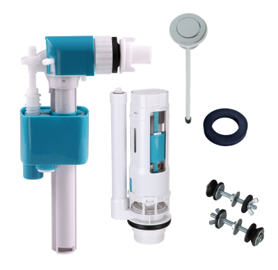 Выпускной комплект с одинарной кнопкой, боковой подвод Nuca NA25021/2