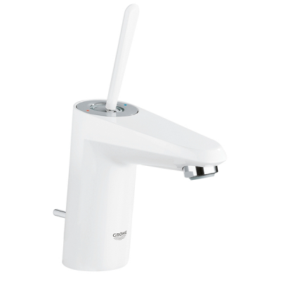 23425LS0 Eurodisc Joy Смеситель однорычажный для раковины DN15 S-Size, с донным клапаном, белая луна