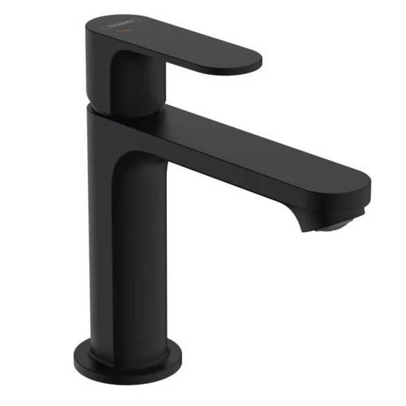 Смеситель для раковины 110, с донным клапаном, черный Hansgrohe Rebris S CoolStart EcoSmart 72588670