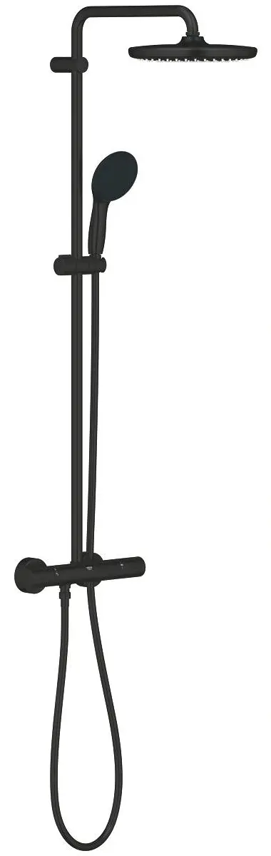 Душевая система с термостатом для душа, черный Grohe Tempesta 250 266702431
