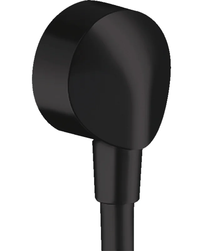 Подключение для душевого шланга, черный Hansgrohe FixFit E 27454670