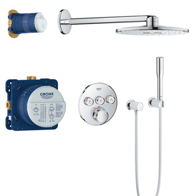Душевая система встраиваемая, хром Grohe Rainshower 310 SmartActive Grohtherm SmartControl 34705000