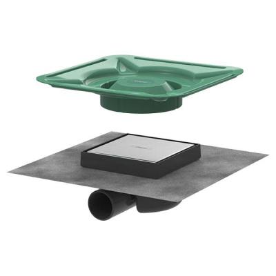 Трап точечный для пола, боковой слив Hansgrohe RainDrain Spot 56112800