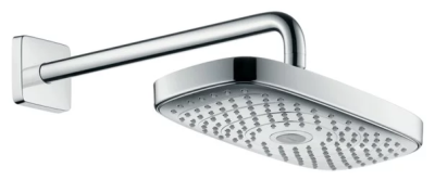 Верхний душ с кронштейном, хром Hansgrohe Raindance Select E 300 2jet 27385000