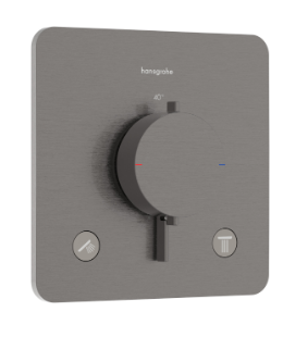 Термостат для душа, встраиваемый, шлиф. черный хром Hansgrohe Ecostat Comfort Q 33713340