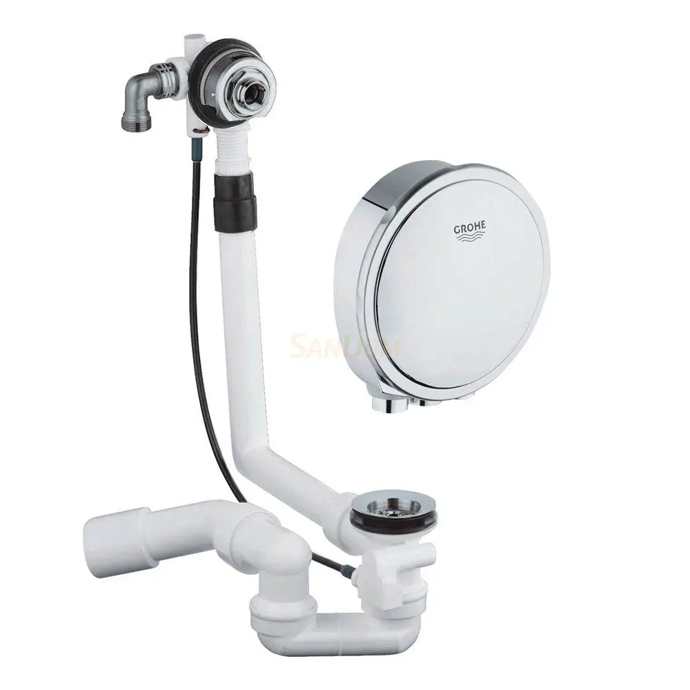 Сифон для ванны, наливной, сливной и переливной гарнитур, скрытый монтаж Grohe Talentofill 28991000