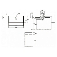 Раковина накладная 100, черная Jacob Delafon Vivienne EXBJ112-NGM