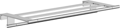 Полка для полотенец 661, с держателем, хром Hansgrohe AddStoris S 41781000