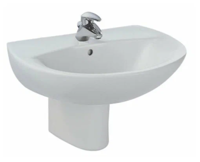 Раковина подвесная 55, белая Jacob Delafon Patio E4158-00 Раковина подвесная 55, белая Jacob Delafon Patio E4158-00