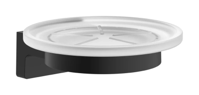 Мыльница с держателем, черный Hansgrohe AddStoris S 41766670