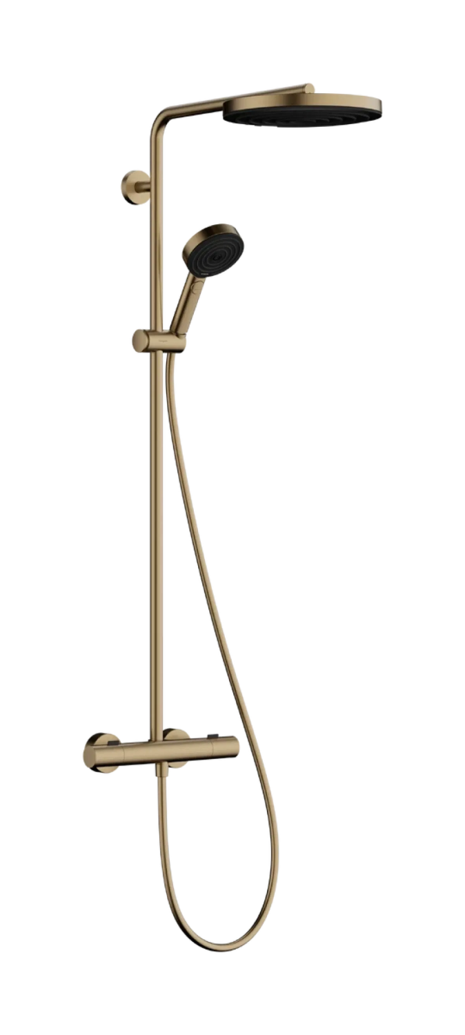Душевая система с термостатом для душа, бронза Hansgrohe Pulsify S 260 24237140