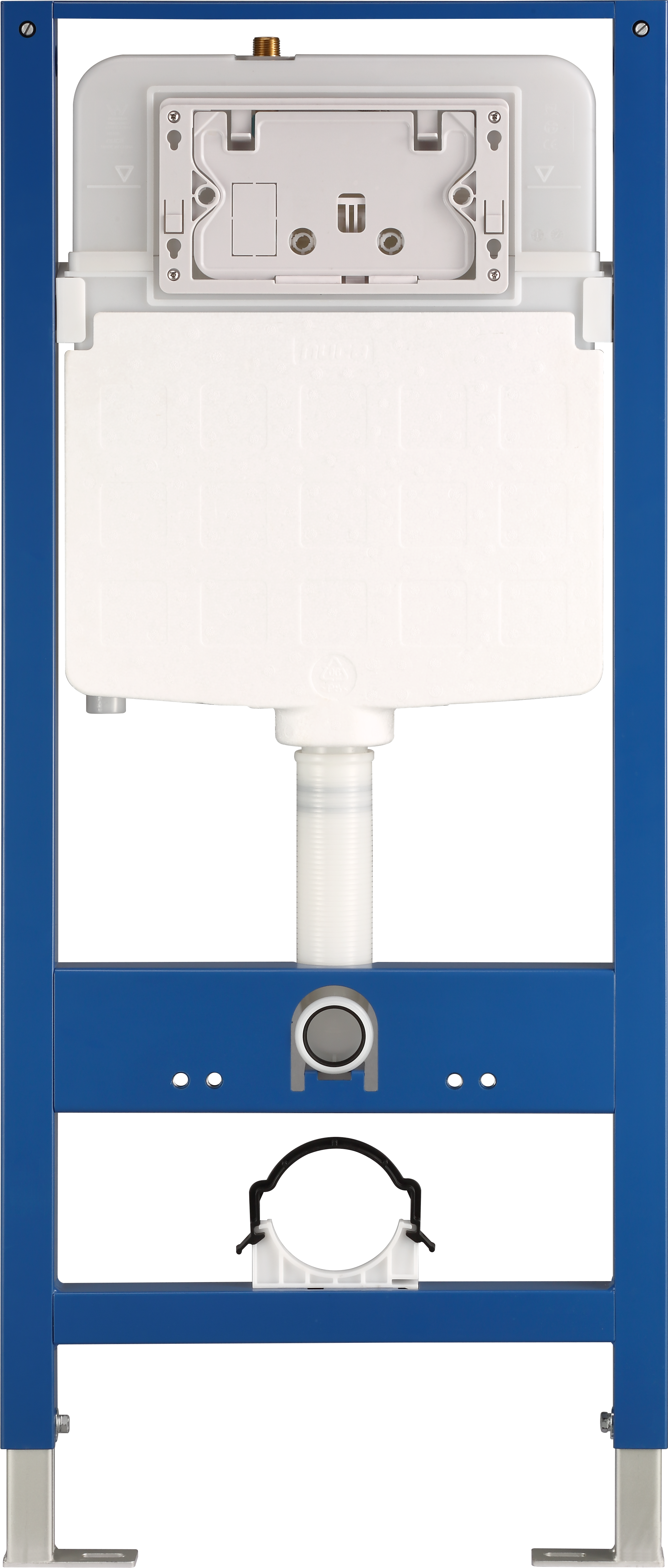 Инсталляция для подвесного унитаза, матовый черный Nuca N5108P2702MB