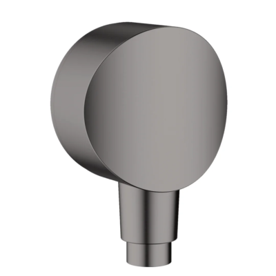 Подключение для душевого шланга, шлифованный черный хром Hansgrohe Fixfit S 26453340 Подключение для душевого шланга, шлифованный черный хром Hansgrohe Fixfit S 26453340