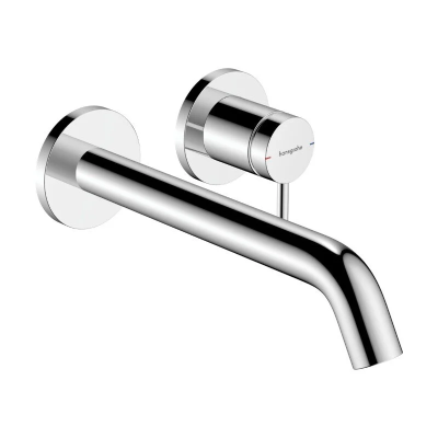 Смеситель для раковины, на 2 отверстия, хром Hansgrohe Tecturis S 73351000