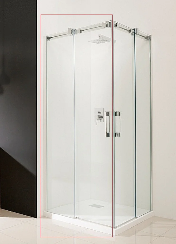 Душевая дверь 1200х2000, левая, прозрачное стекло, хром Espera KDD 380153-01L