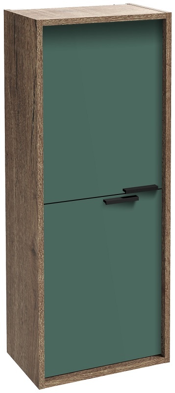 VIVIENNE Колонна 40 см, с лакированными ручками, корпус дуб табак, фасад матовый лак, EB1587-E52-M87