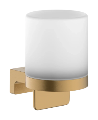 Дозатор жидкого мыла с держателем, бронза Hansgrohe AddStoris S 41765140