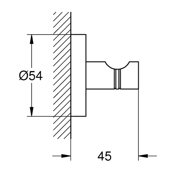 Крючок для банного халата, хром Grohe Essentials 40364001