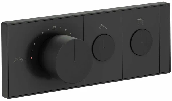 Термостат для душа, встраиваемый, черный Jacob Delafon Grands Boulevards E26346-9-BL