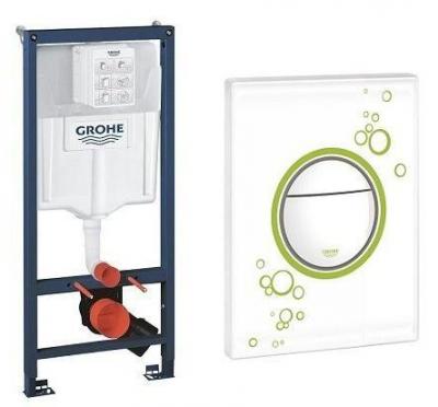 38847LSK Комплект Grohe инсталляция с кнопкой Nova Cosmopolitan, белая луна 38847LSK Комплект Grohe инсталляция с кнопкой Nova Cosmopolitan, белая луна