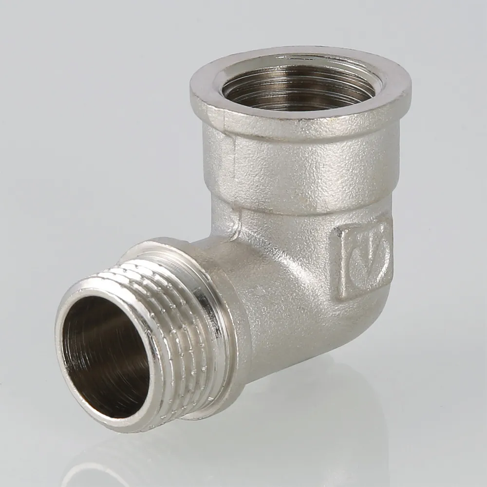 VTr.092.N.0002 Угольник 1/4" вн.-нар.( с доп.уплотнением), никель VALTEC