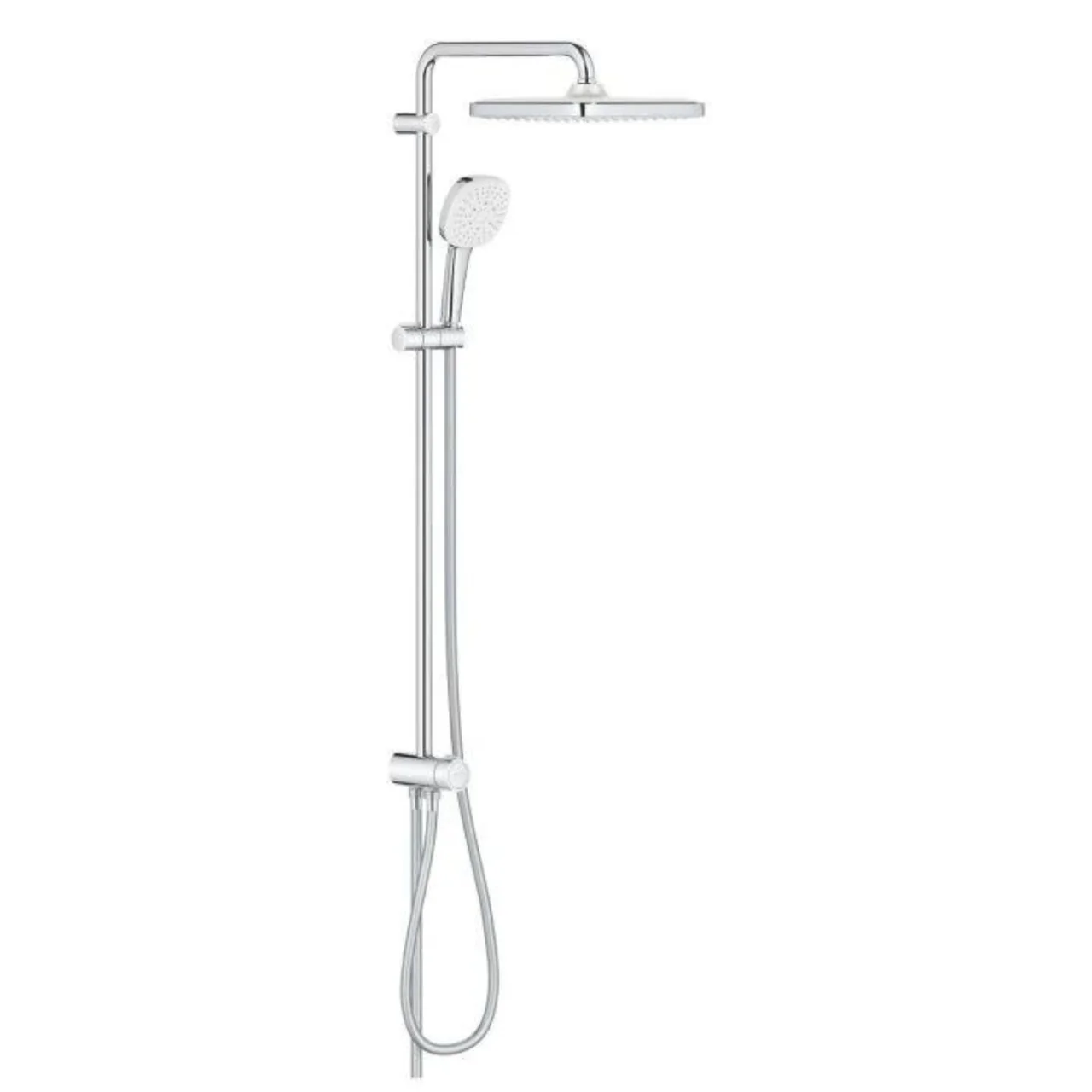 Душевая система с переключателем, без смесителя, хром Grohe Tempesta Cosmopolitan 250 Cube 26694001