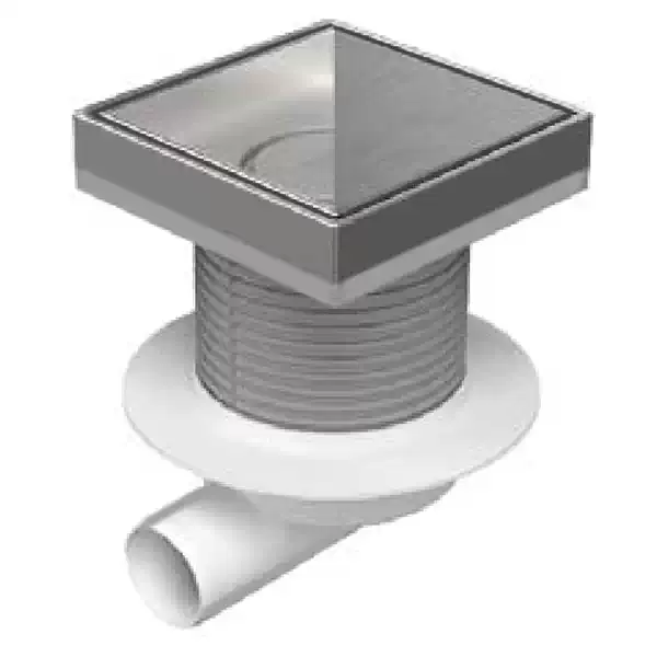 Трап точечный для пола, боковой слив MCH C1425XL