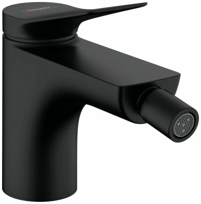 Смеситель для биде с донным клапаном, черный Hansgrohe Vivenis 75200670