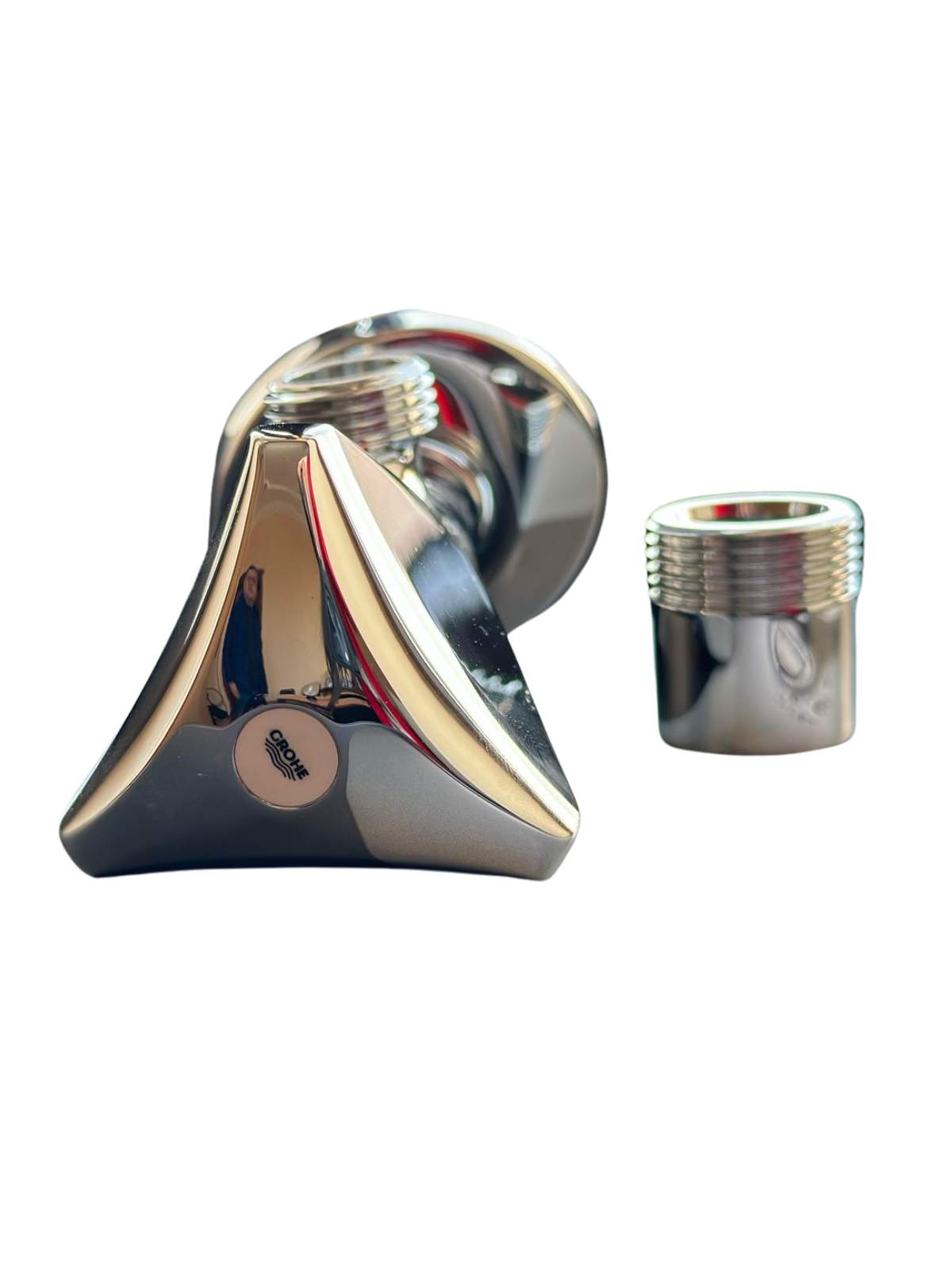 Угловой вентиль для стиральной машины 1/2х1/2 с переходником 3/4 Grohe 2295814K