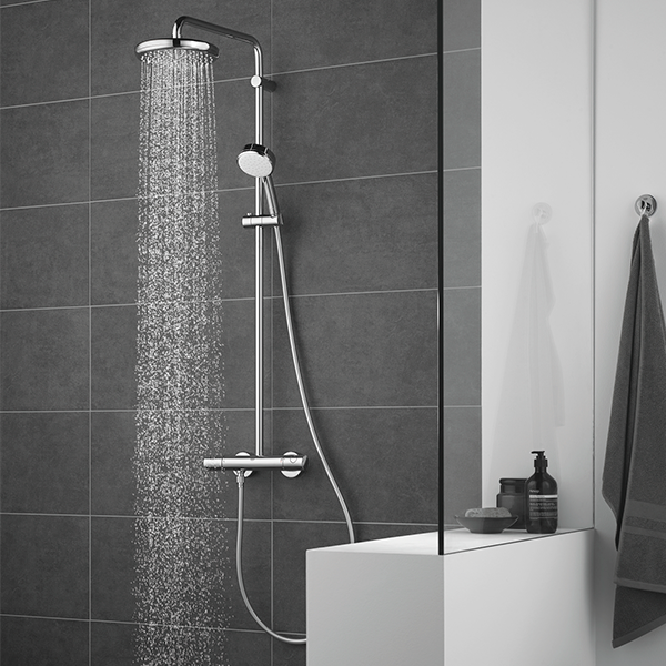 Душевая система с термостатом для душа Grohe New Tempesta Cosmopolitan 210 27922001