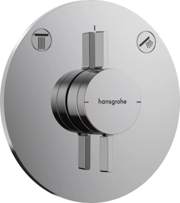 Смеситель для душа, внешняя часть, встраиваемый, хром Hansgrohe DuoTurn 75418000 Смеситель для душа, внешняя часть, встраиваемый, хром Hansgrohe DuoTurn 75418000