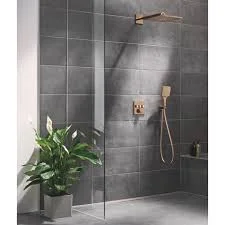 Душевая система встраиваемая, теплый закат глянцевый Grohe Rainshower 310 Cube SmartControl 34864DA0