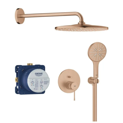 Душевая система встраиваемая, теплый закат матовый Grohe Essence 25287DL0 Душевая система встраиваемая, теплый закат матовый Grohe Essence 25287DL0